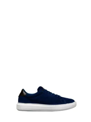Men's Puff Sneaker In Navy Suede