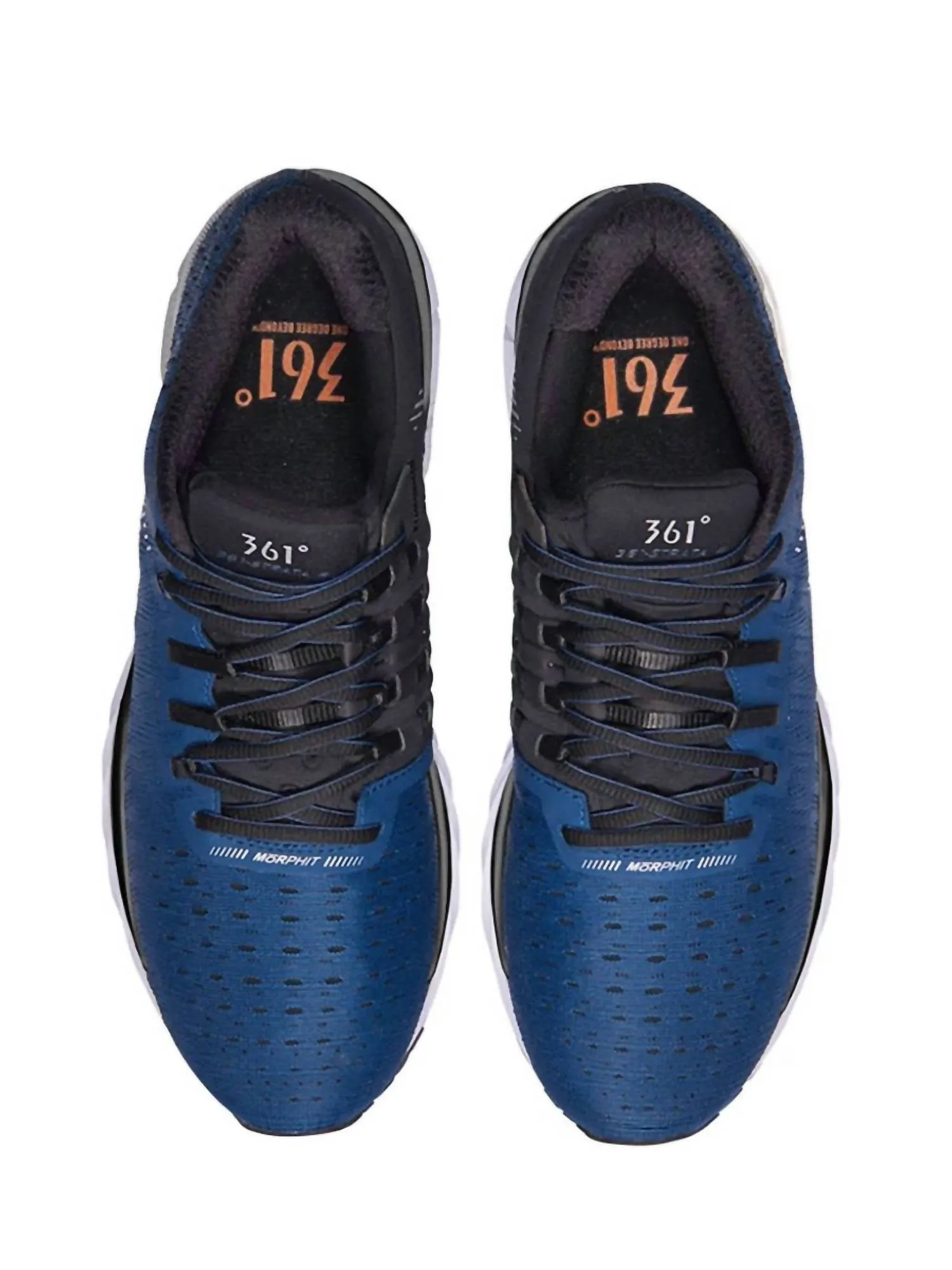 Men's Strata 4 Running Shoes - Medium Width In Poseidon,black