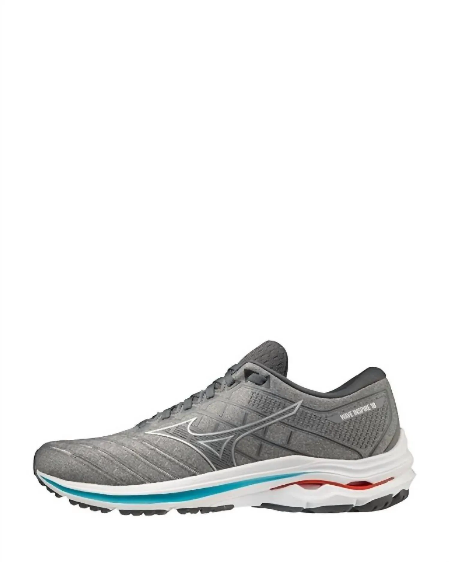 Men's Wave Inspire 18 Running Shoe In Ultimate Grey-Silver