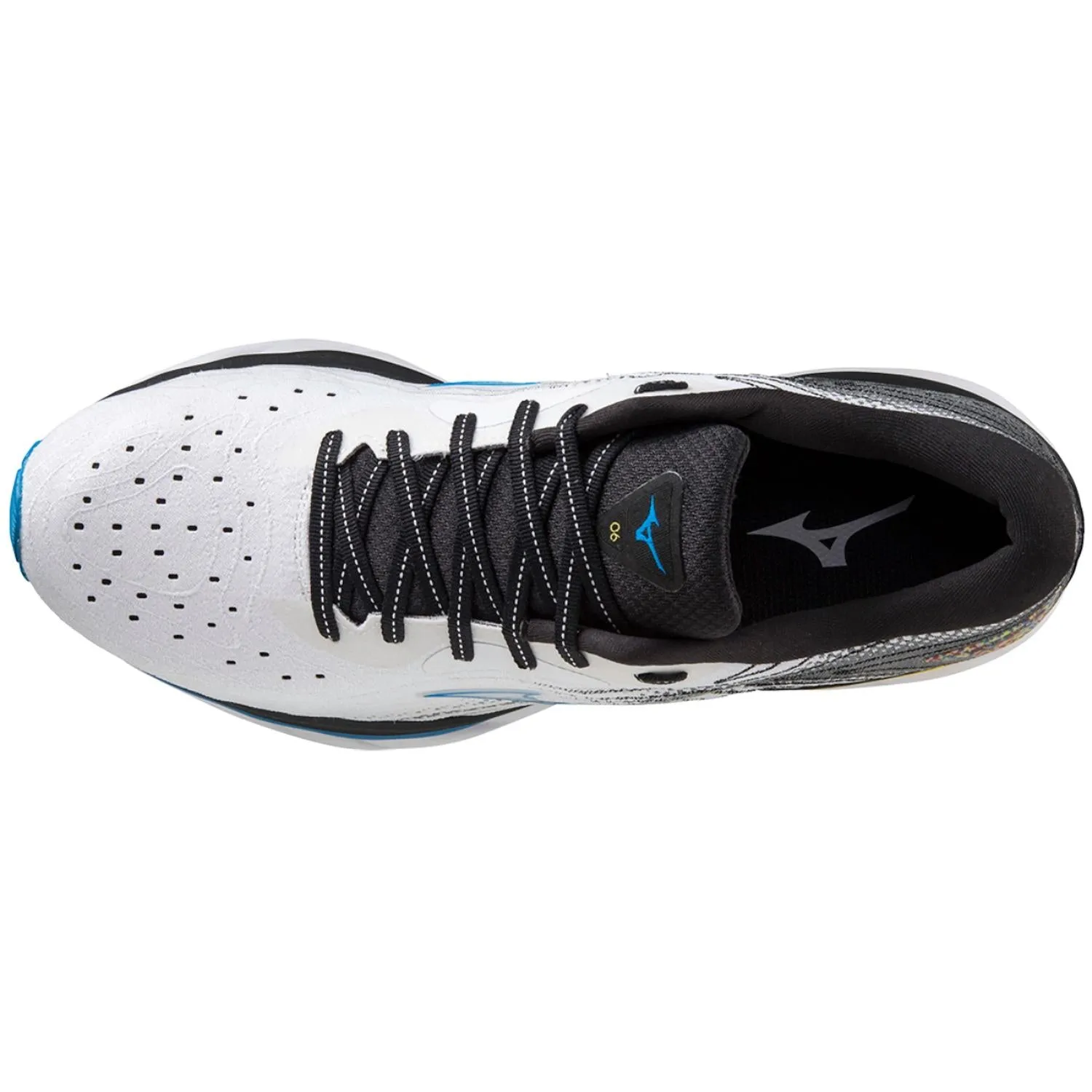 Men's Wave Sky 6 Shoes In White/cyber Yellow/indigo Bunting