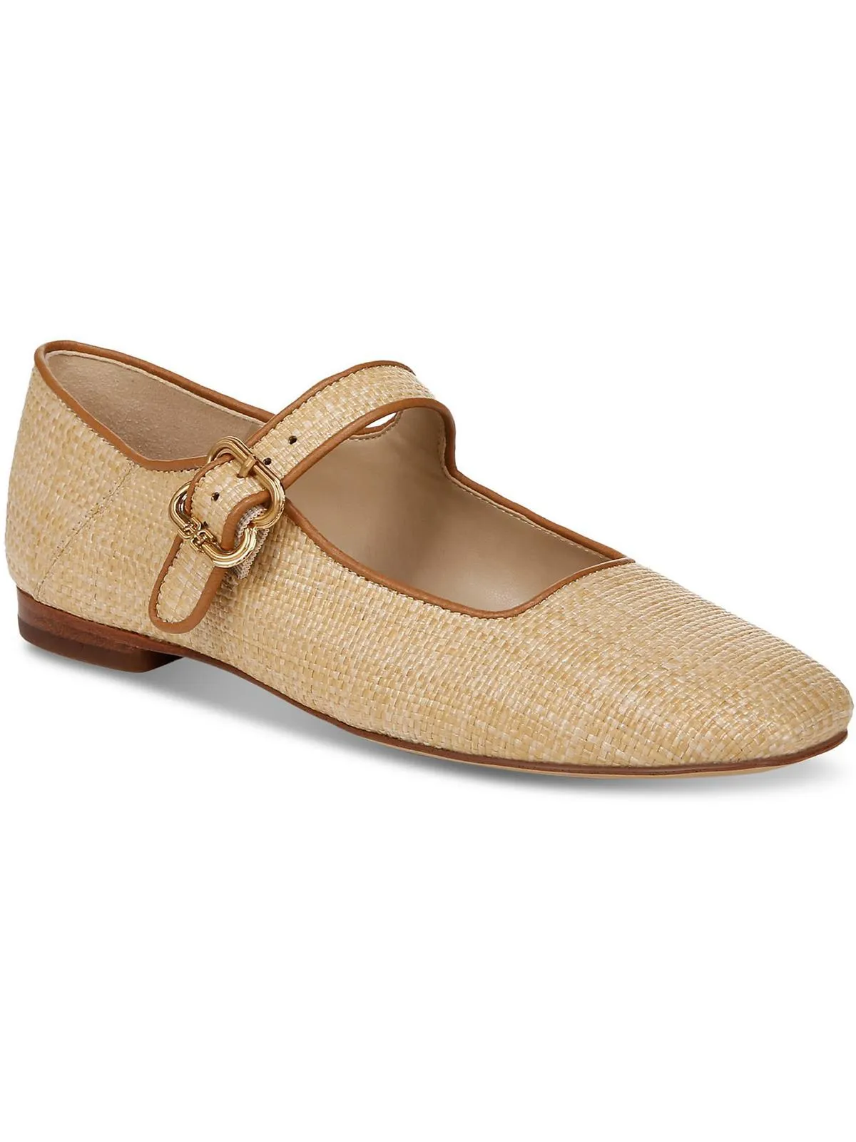 Michaela Womens Buckle Square Toe Mary Janes