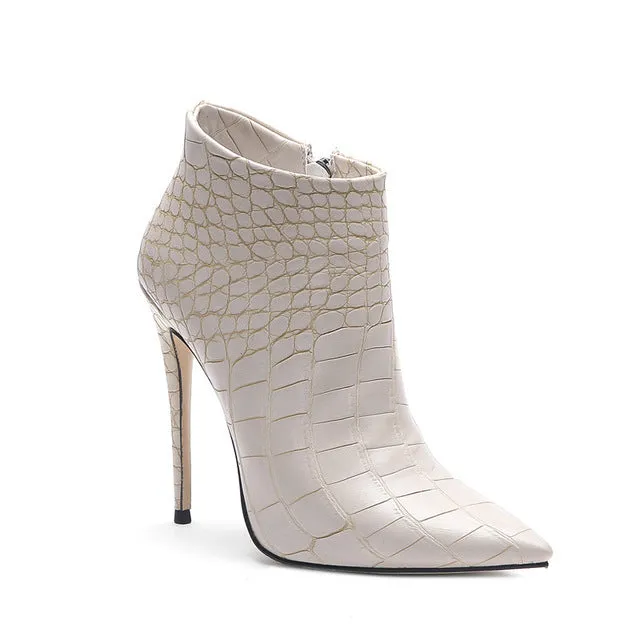 MORAZORA 2020 new arrival ankle boots women zip pointed toe autumn winter boots elegant high heels party wedding shoes female Fashion Nova Shoes