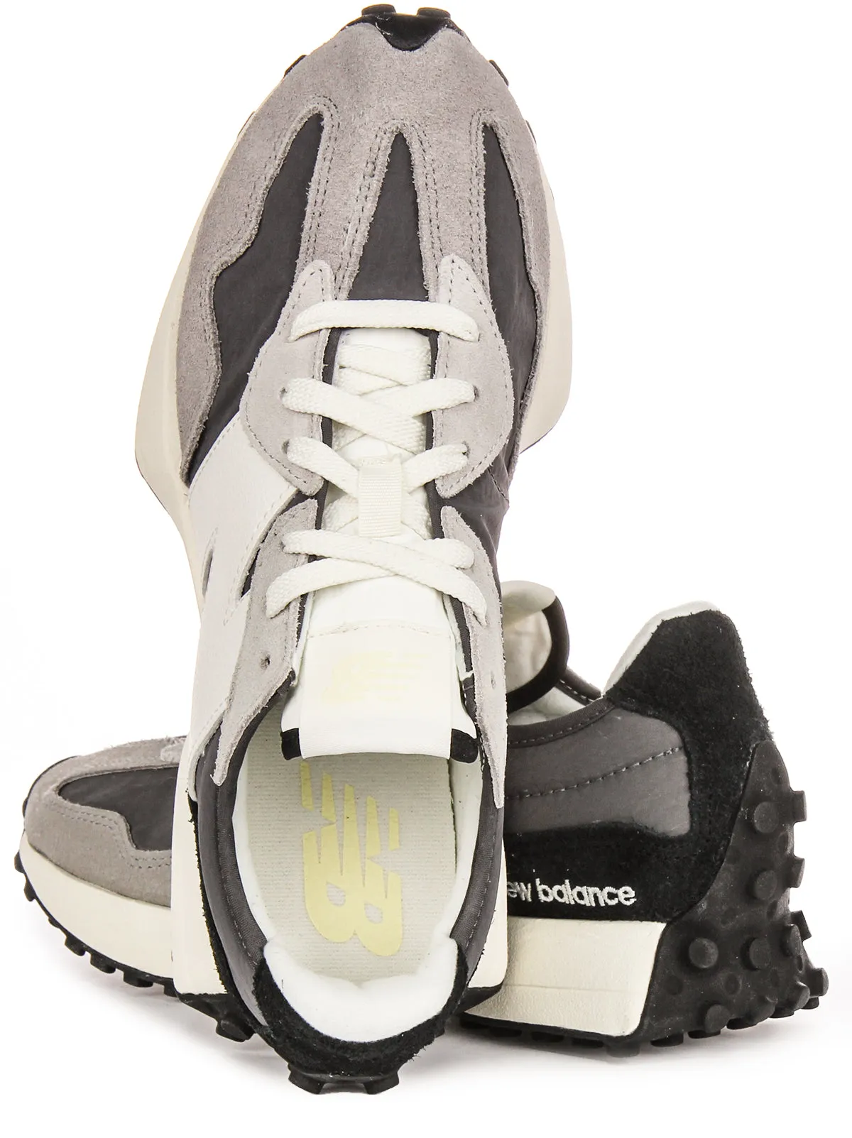 New Balance WS 327Pl In Black Grey Shoes New Balance