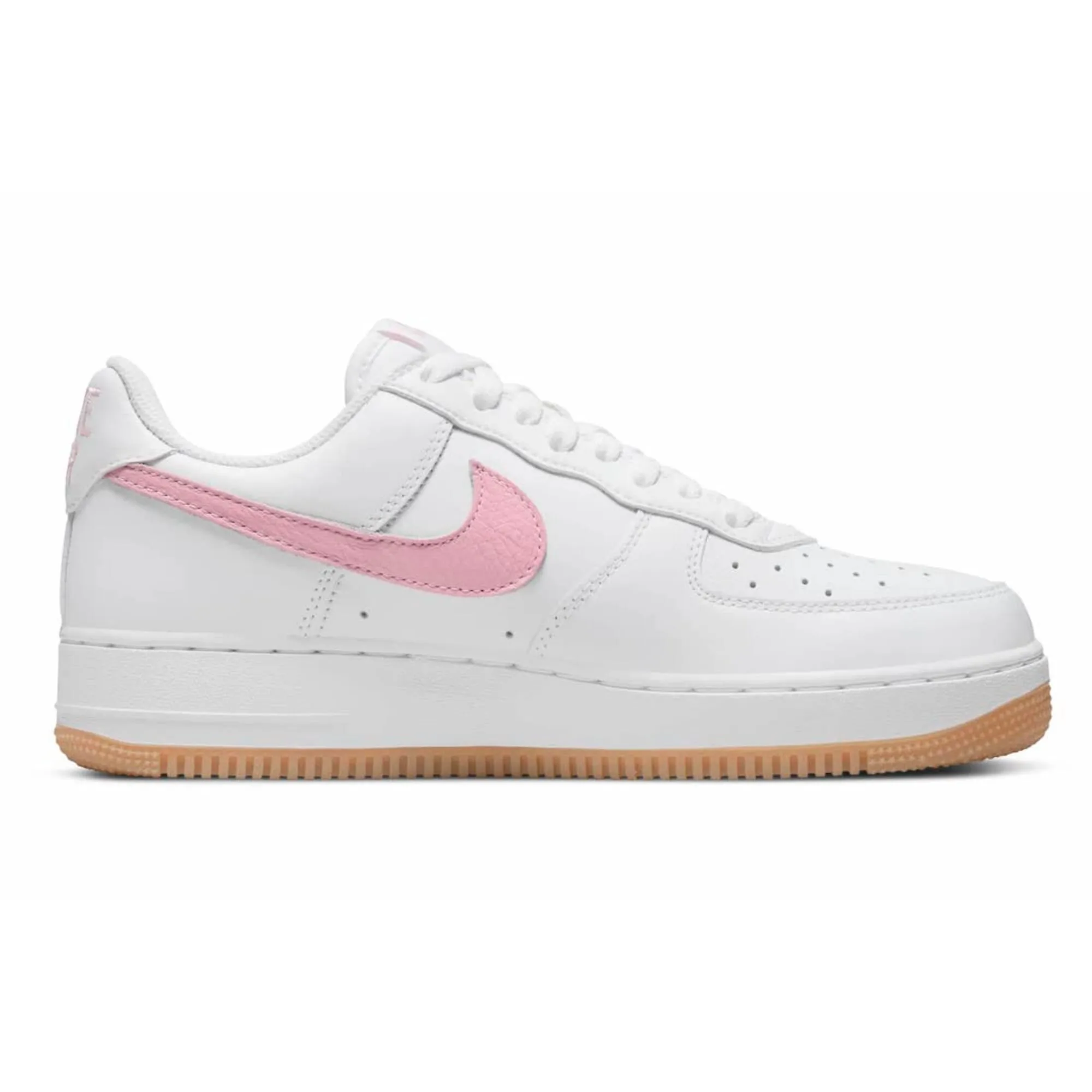 Nike Air Force 1 Low Retro White/Pink-Gum Yellow  DM0576-101 Men's