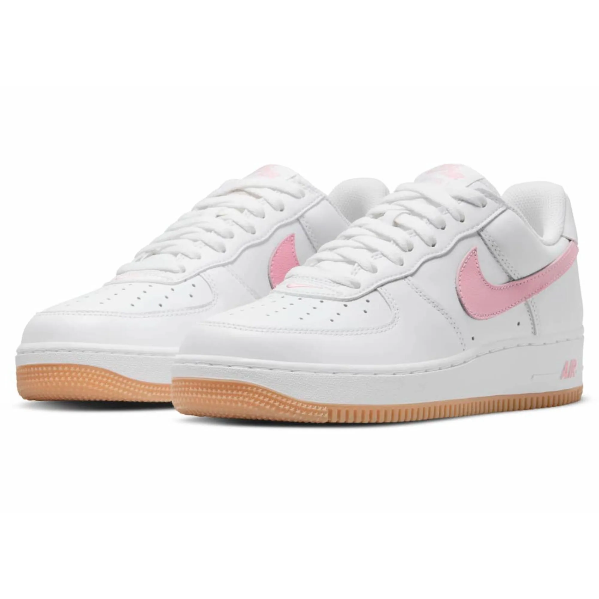 Nike Air Force 1 Low Retro White/Pink-Gum Yellow  DM0576-101 Men's