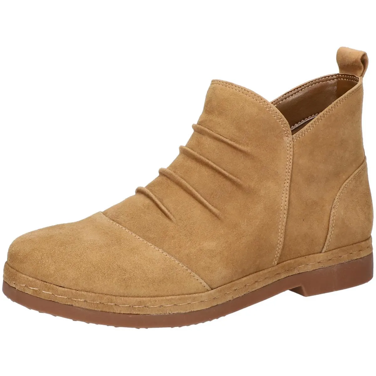 Raquel  Womens Leather Padded Insole Booties