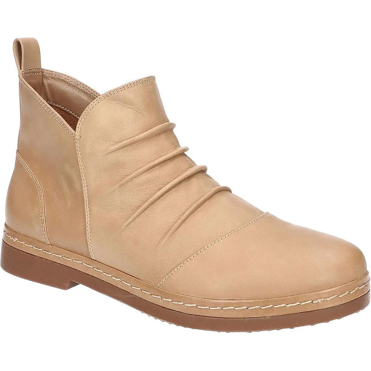 Raquel  Womens Leather Padded Insole Booties