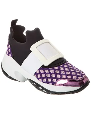 Roger Vivier Viv Leather Sneaker