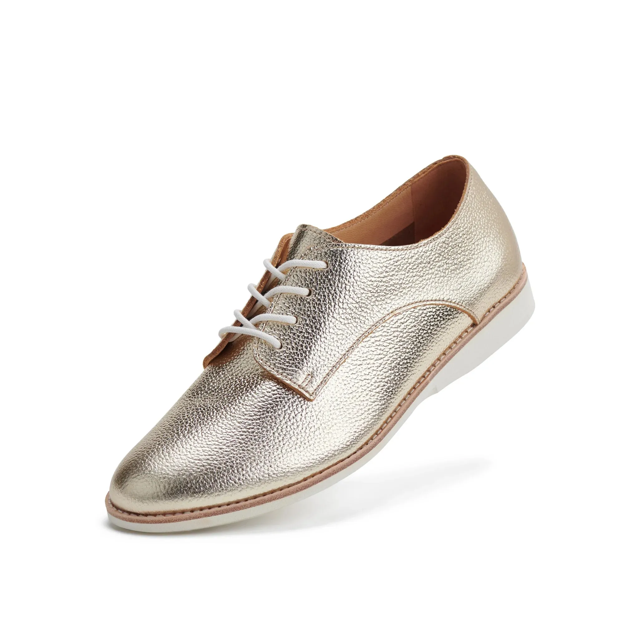 Rollie Derby Super Soft Light Gold Shoes_Rollie