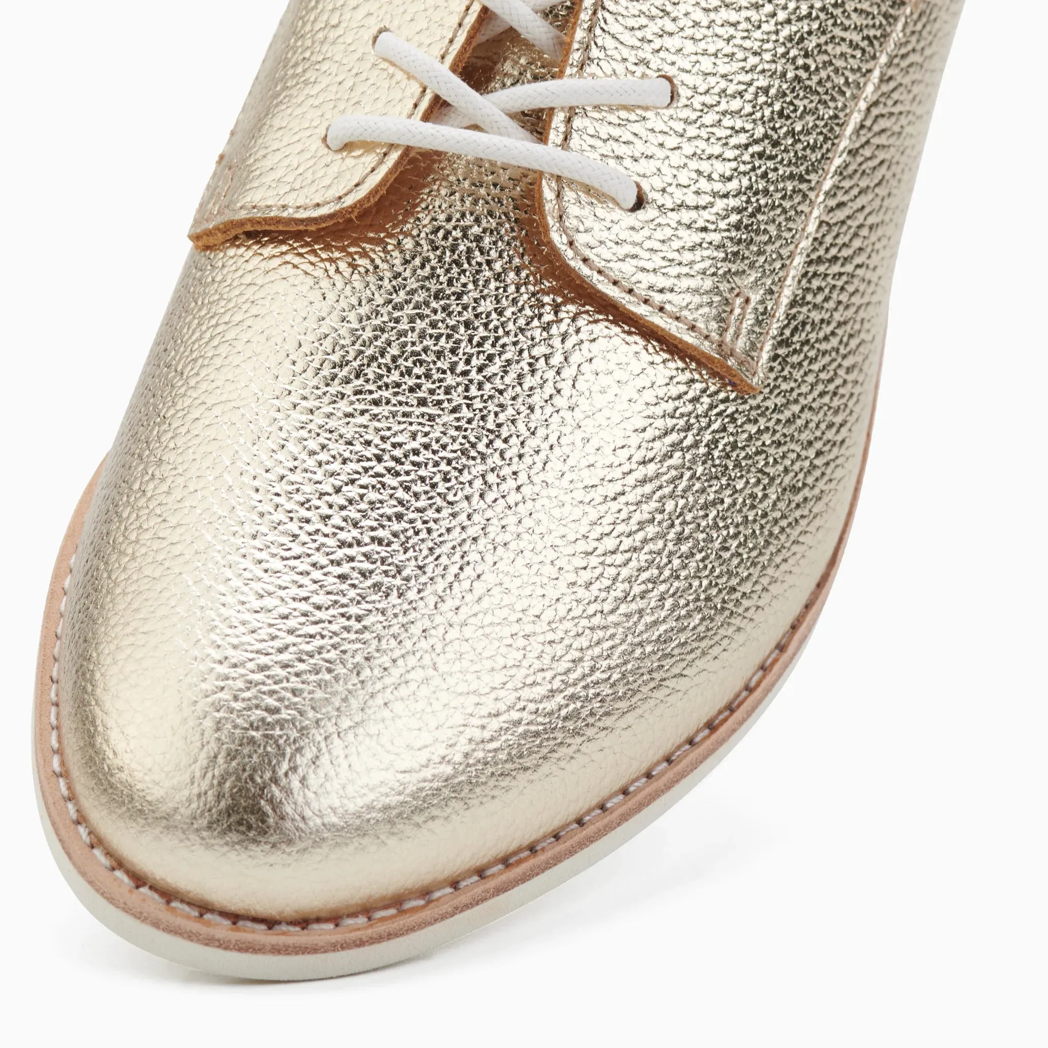Rollie Derby Super Soft Light Gold Shoes_Rollie