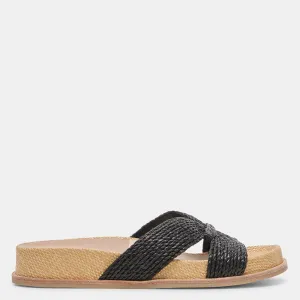 Selda Sandals Onyx Raffia