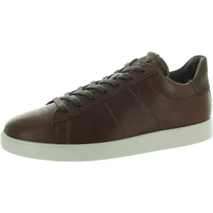 Street Lite Mens Lace-Up Leather Casual And Fashion Sneakers