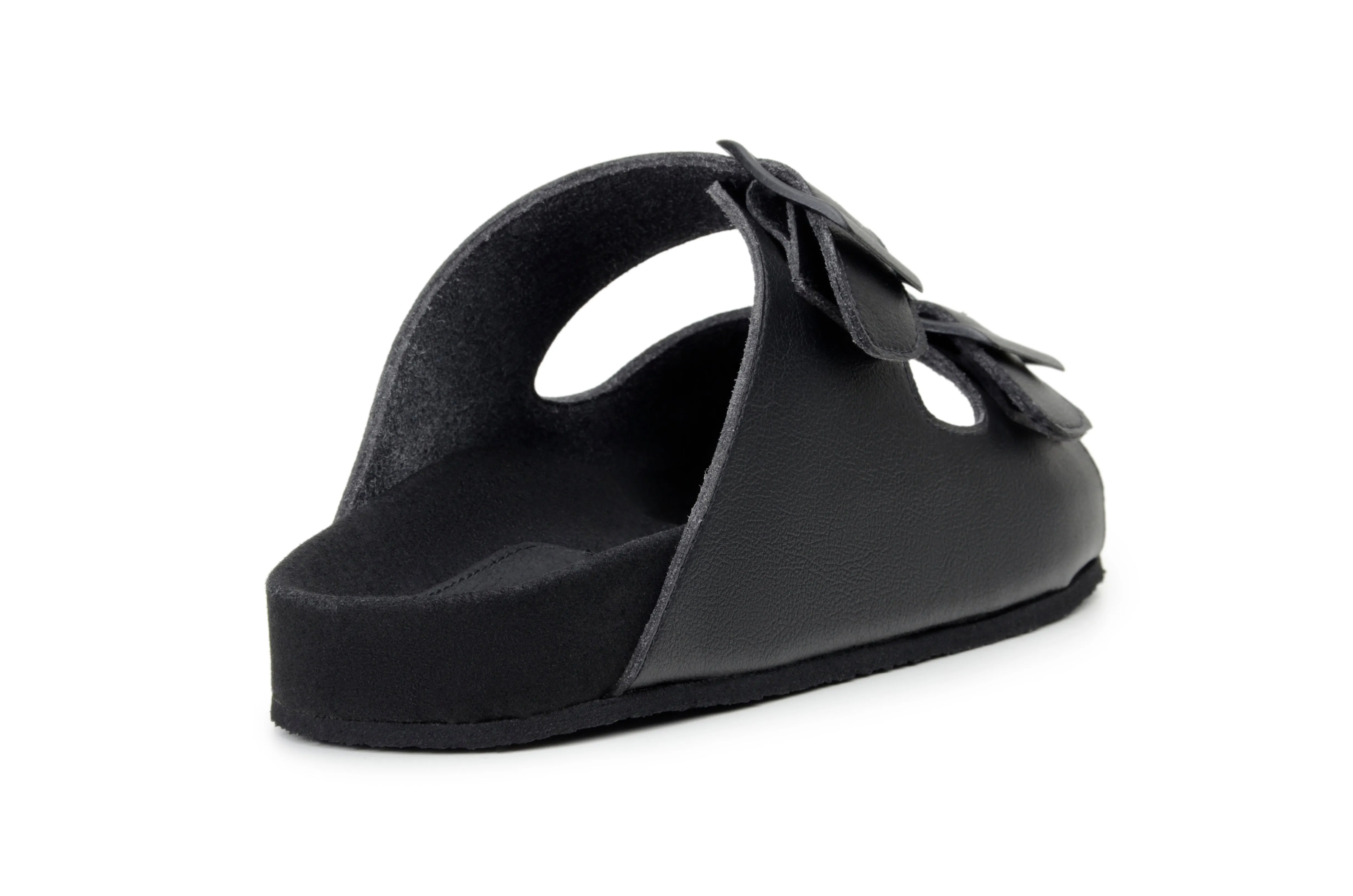 Truda Sandal in Black from Green Laces