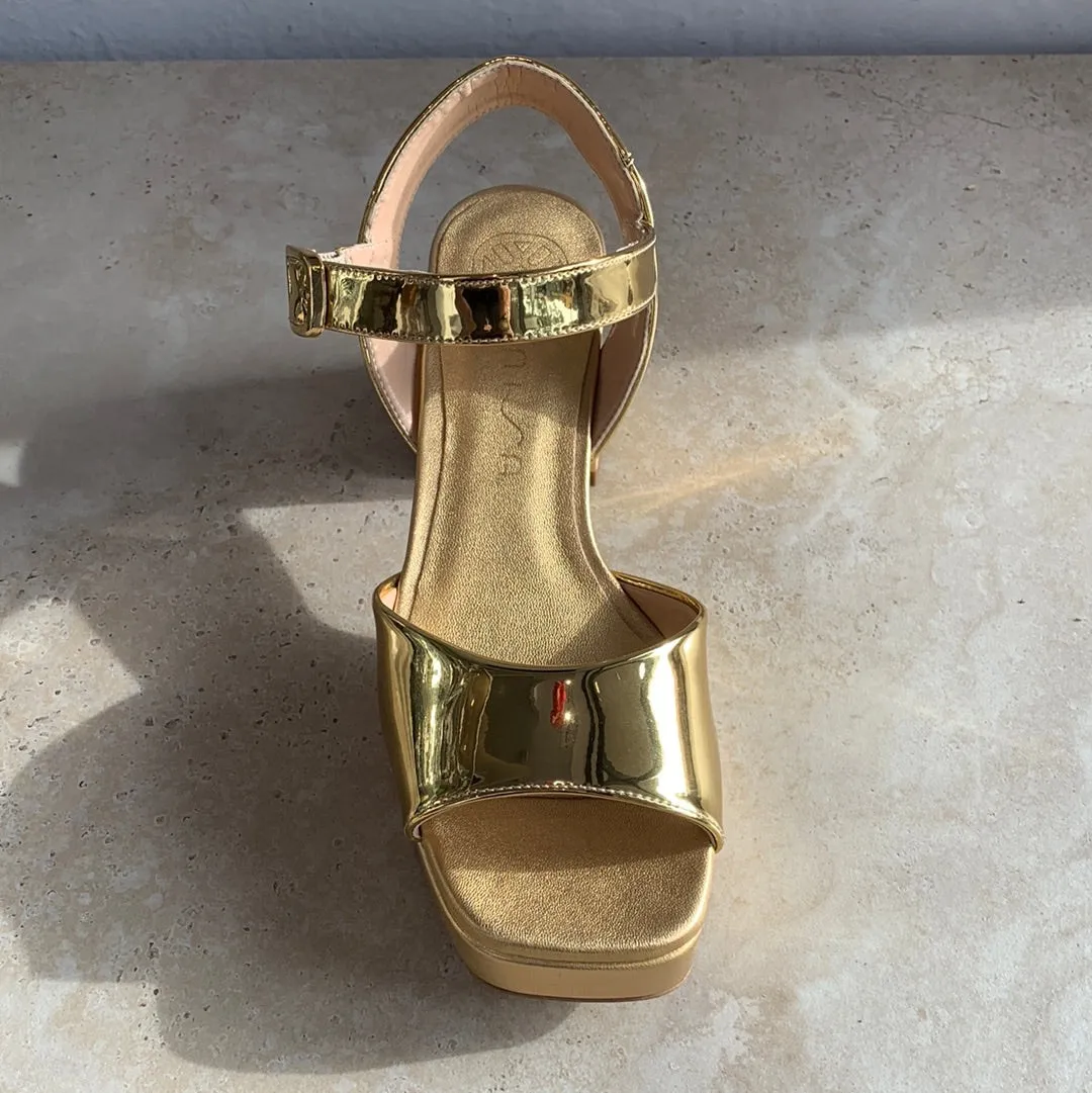 Unisa Ney Gold - LAST PAIR size 38 Shoes_Unisa