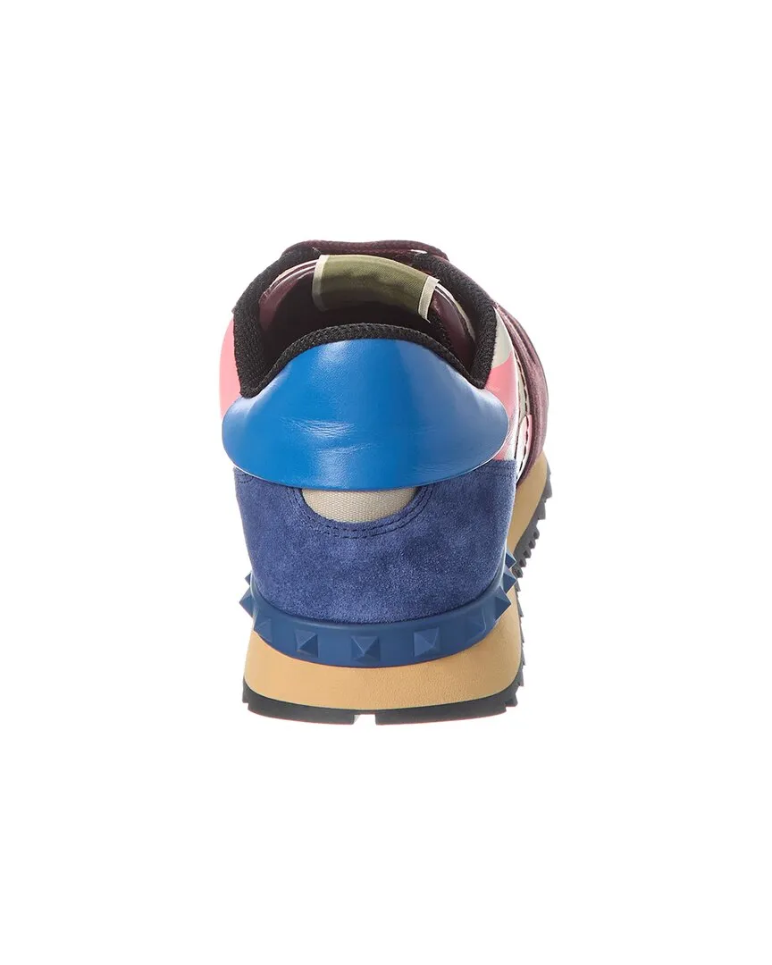 Valentino Leather & Canvas Sneaker
