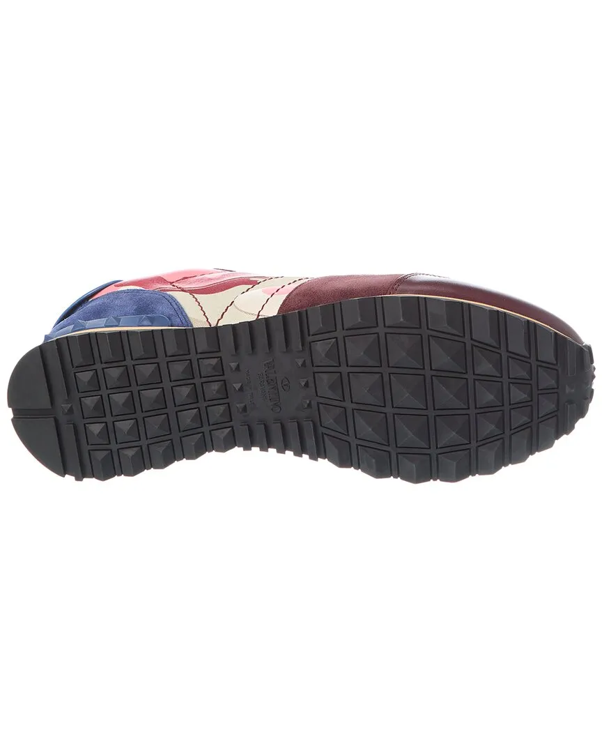 Valentino Leather & Canvas Sneaker