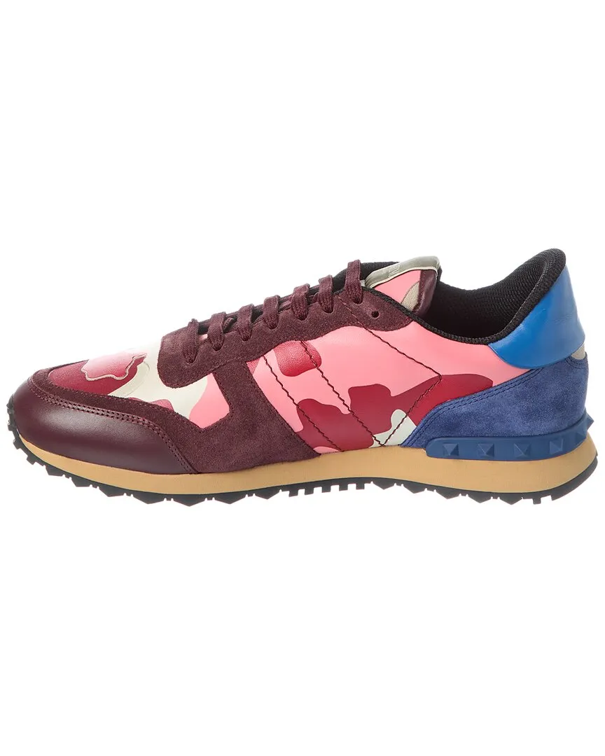 Valentino Leather & Canvas Sneaker