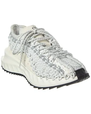 Valentino Rope & Suede Sneaker
