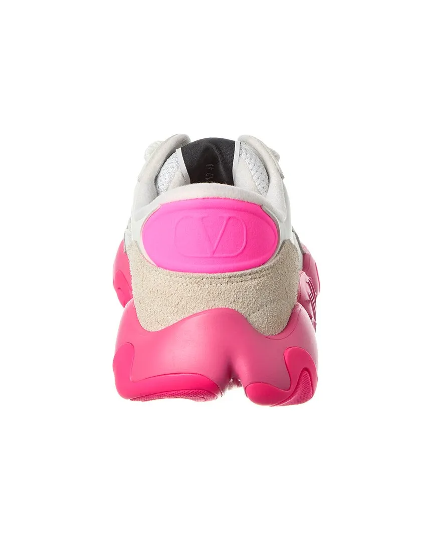 Valentino VLogo Mesh & Leather Sneaker