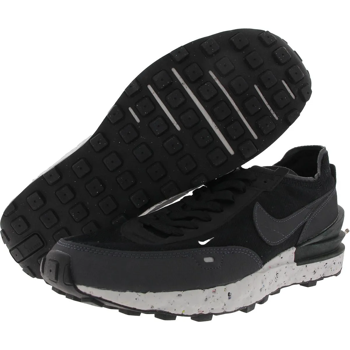 Waffle One Crater NN Mens Lace-Up Faux Leather Running & Training Shoes