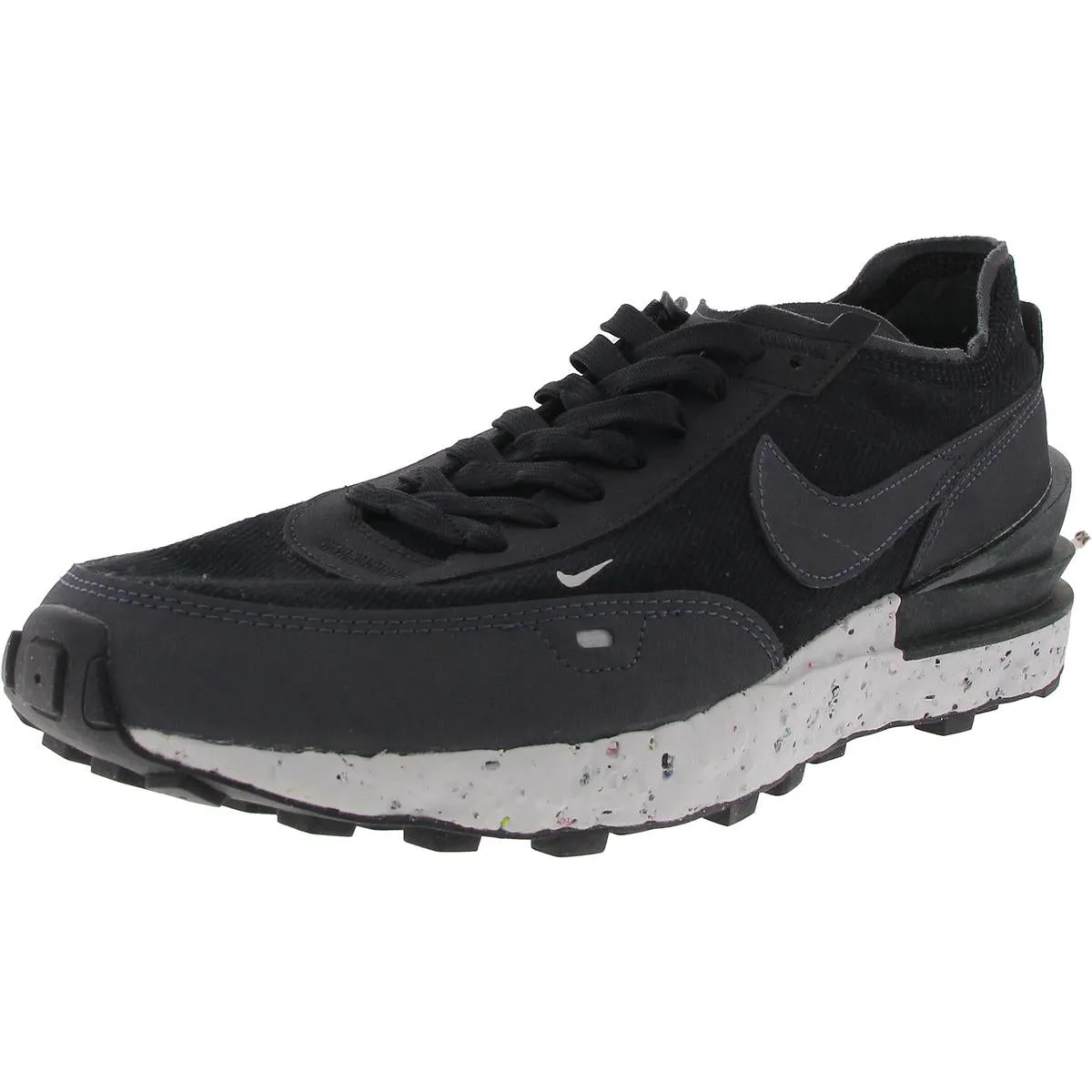 Waffle One Crater NN Mens Lace-Up Faux Leather Running & Training Shoes