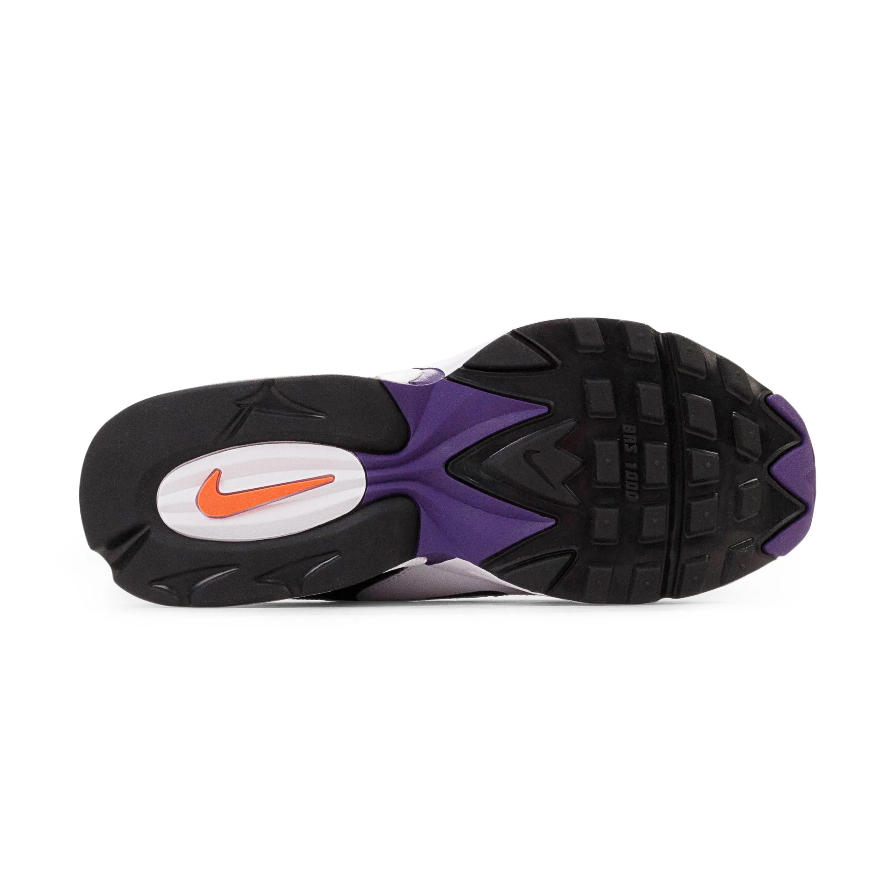 WHITE VOLTAGE PURPLE NIKE NIKE AIR MAX TRIAX 96 SNEAKER