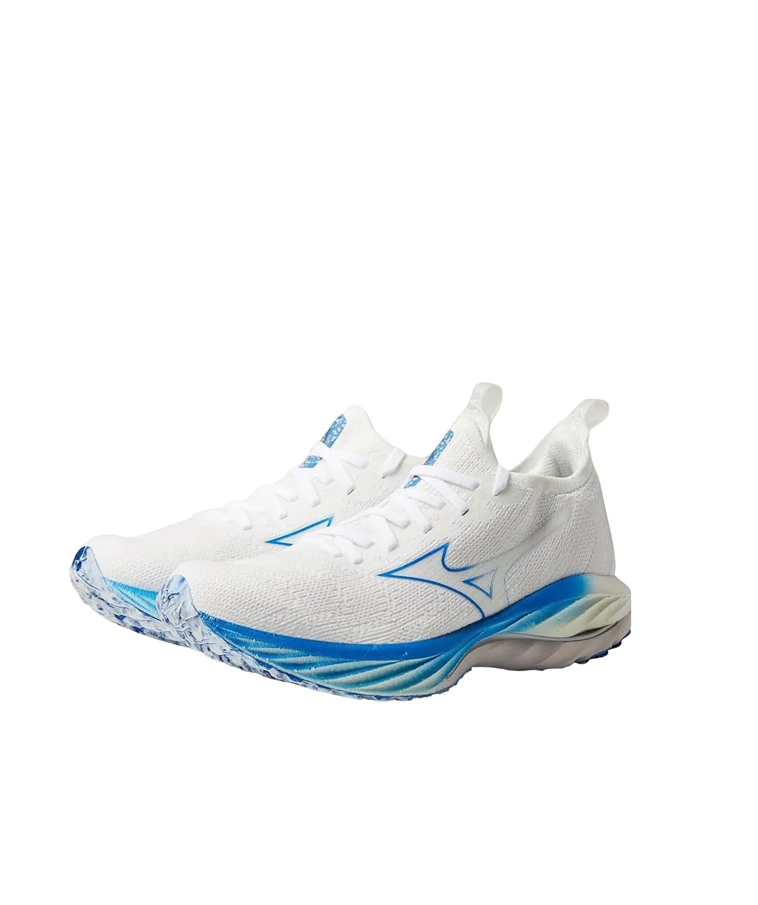 Women Wave Neo Wind Running Shoe In Undyed White-Peace Blue
