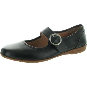 Womens Buckle Leather Mary Janes