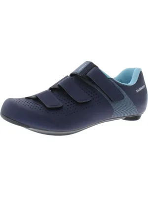 Womens Faux Leather Round Toe Cycling Shoes