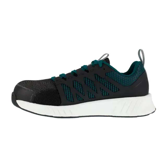 Women's Fusion Flexweave? Composite-Toe Athletic Work Shoe Black/Teal