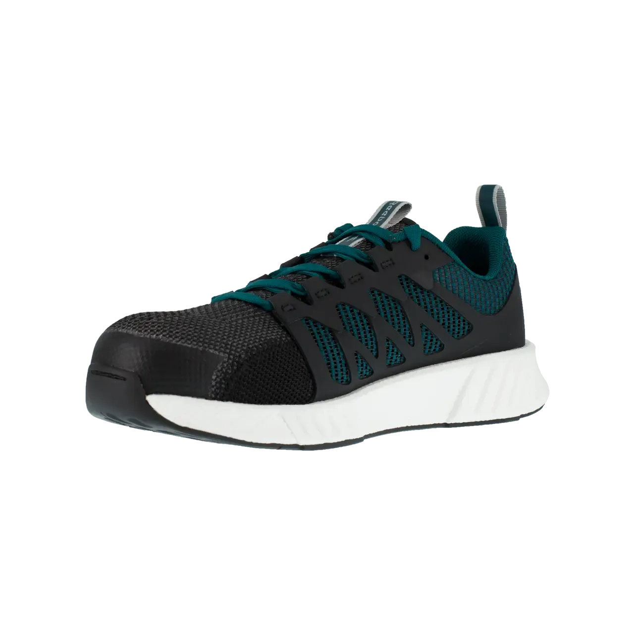 Women's Fusion Flexweave? Composite-Toe Athletic Work Shoe Black/Teal