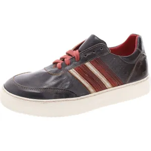 Womens Lace-Up Leather Casual And Fashion Sneakers
