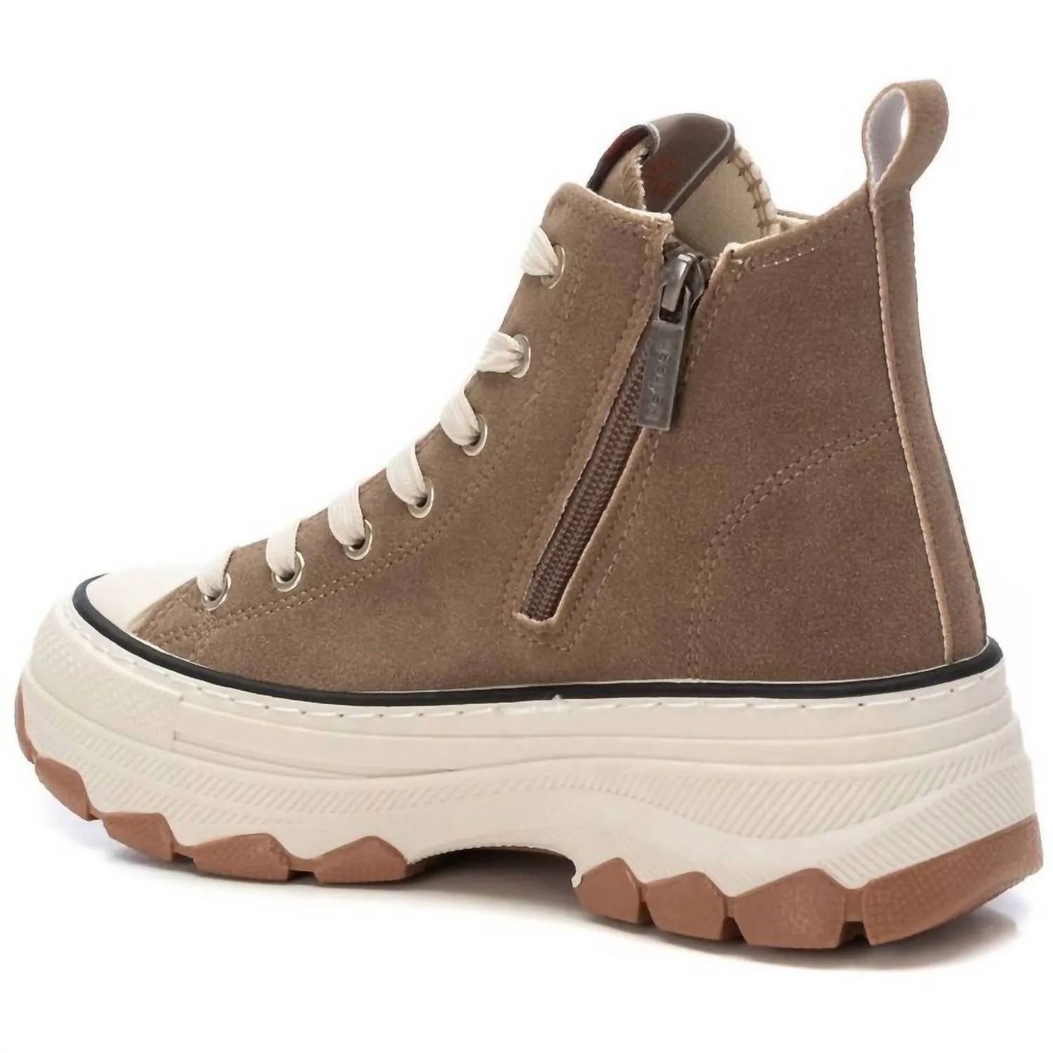 Women's Sneaker Booties In Taupe