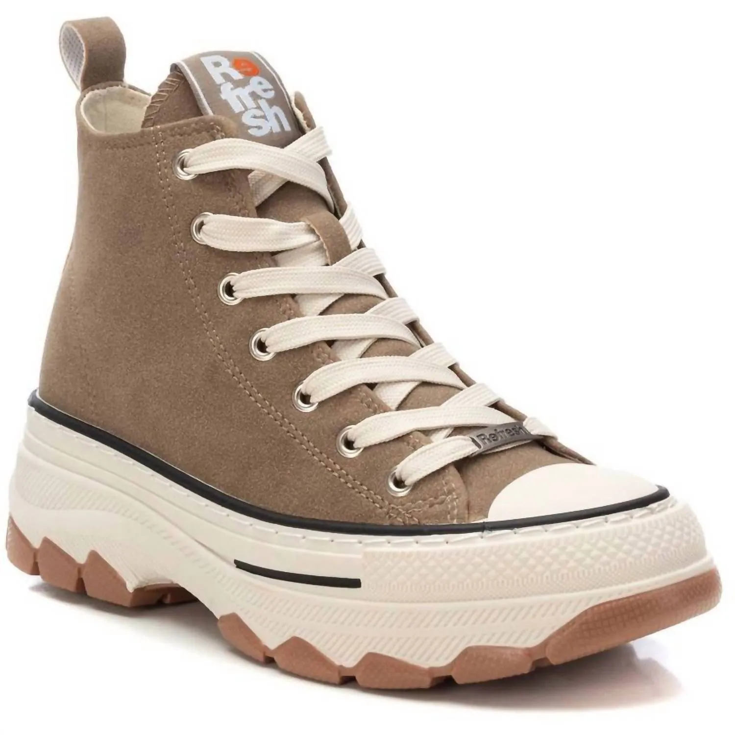 Women's Sneaker Booties In Taupe