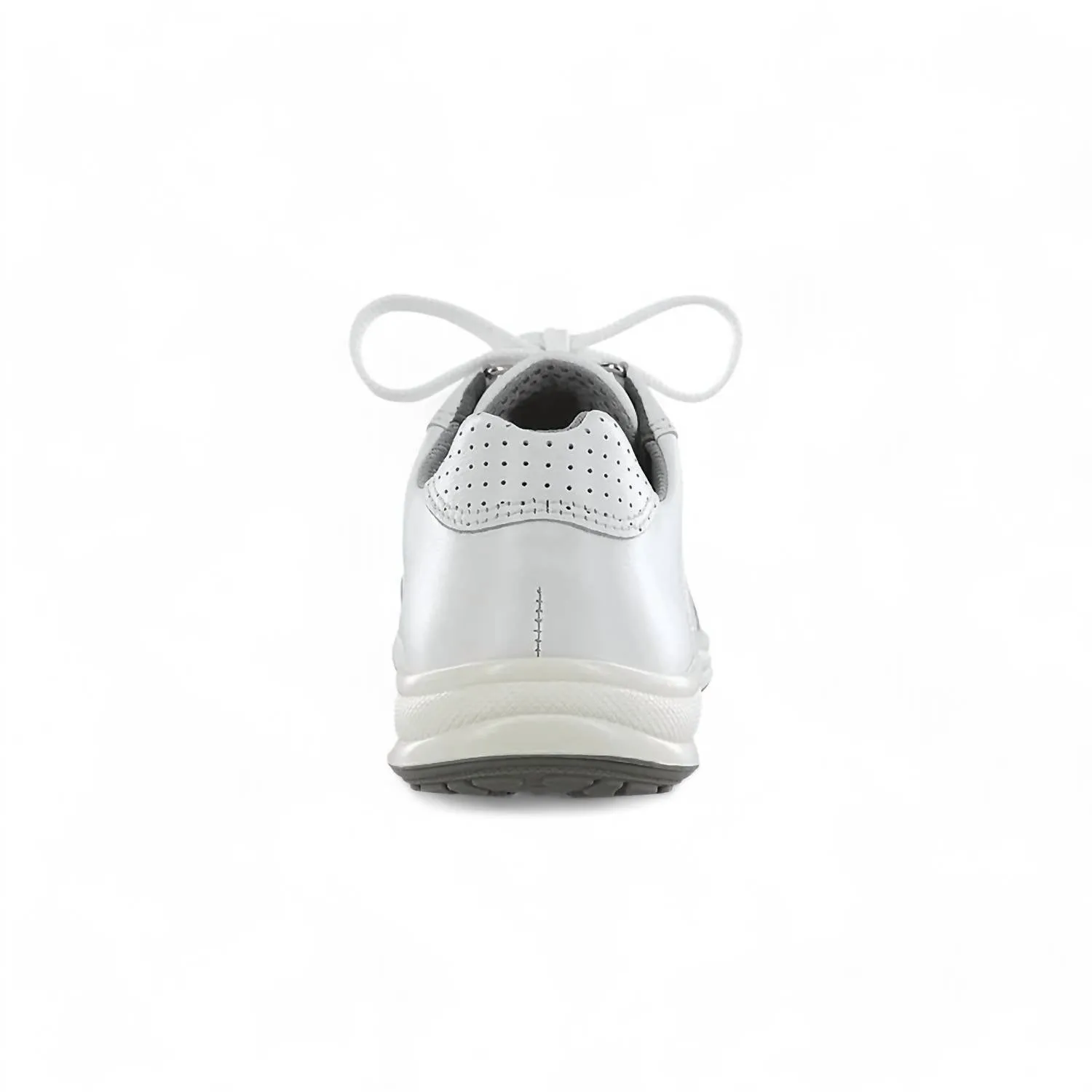Women's Sporty Lux Lace Up Sneaker - Double Wide Width In White Perf