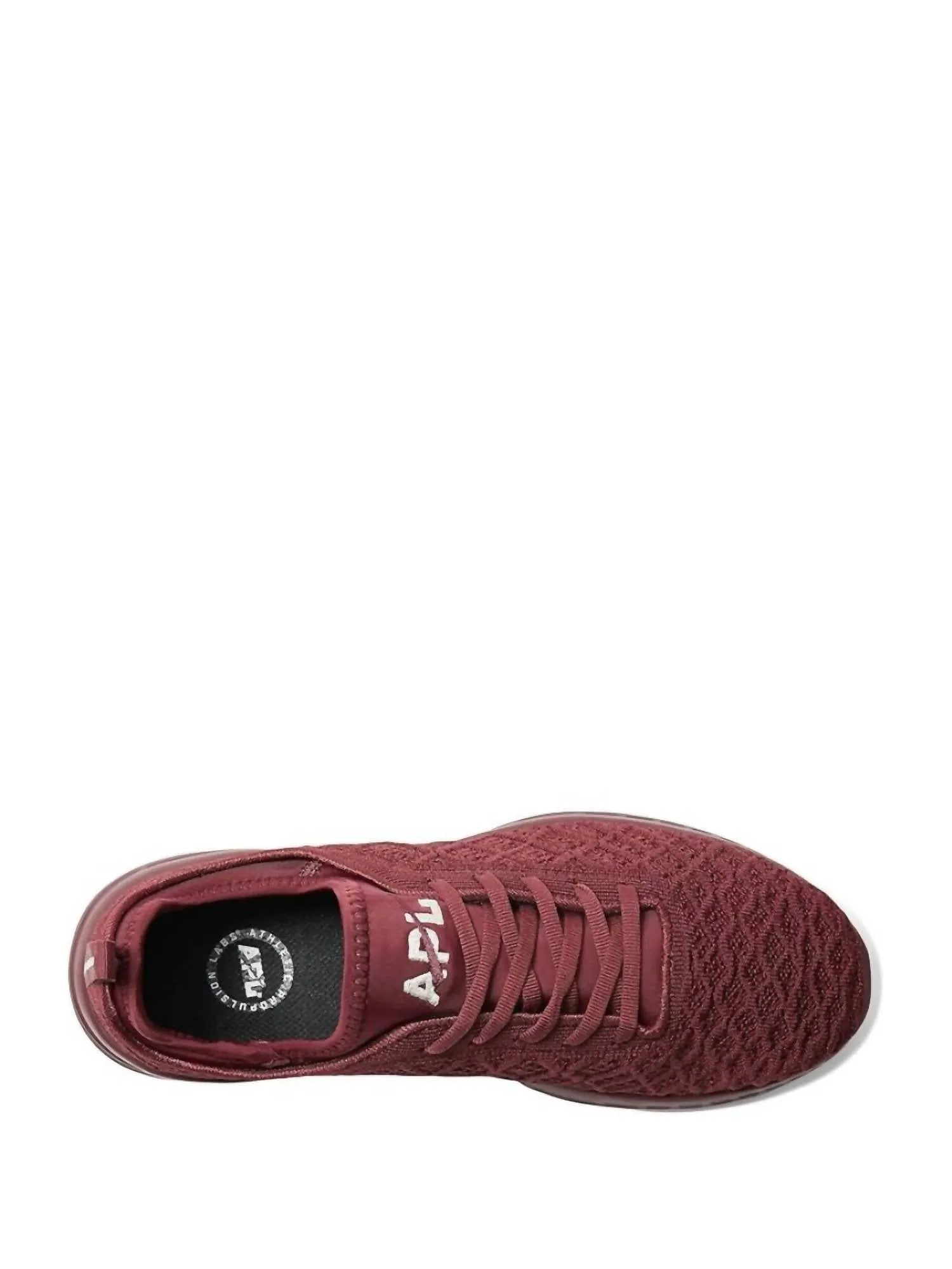 Women's Techloom Phantom Running Shoes In Burgundy/creme