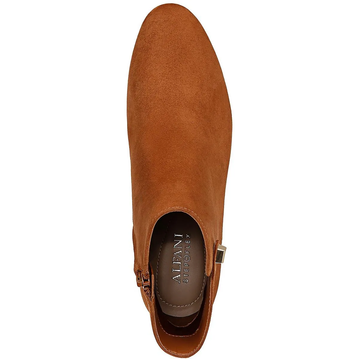 Womens Zipper Round Toe Booties