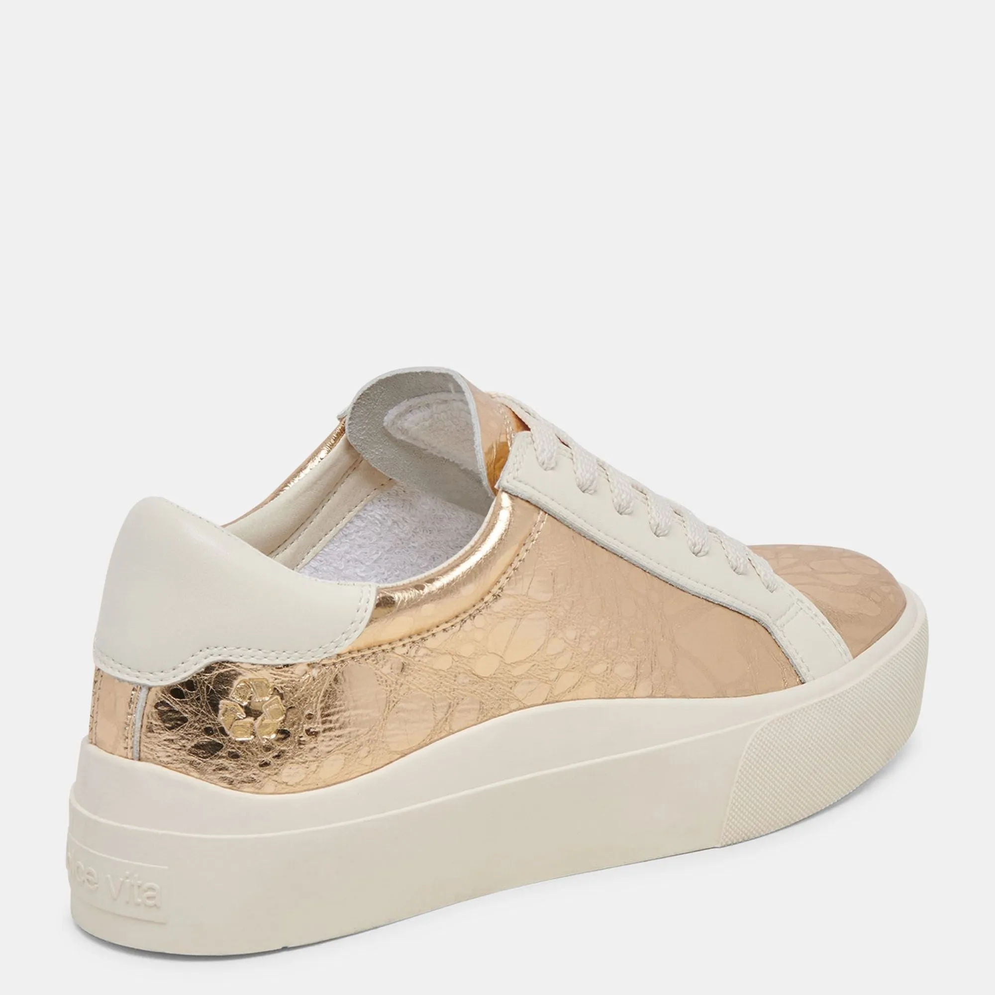 Zayn 360 Sneakers Gold Distressed Leather