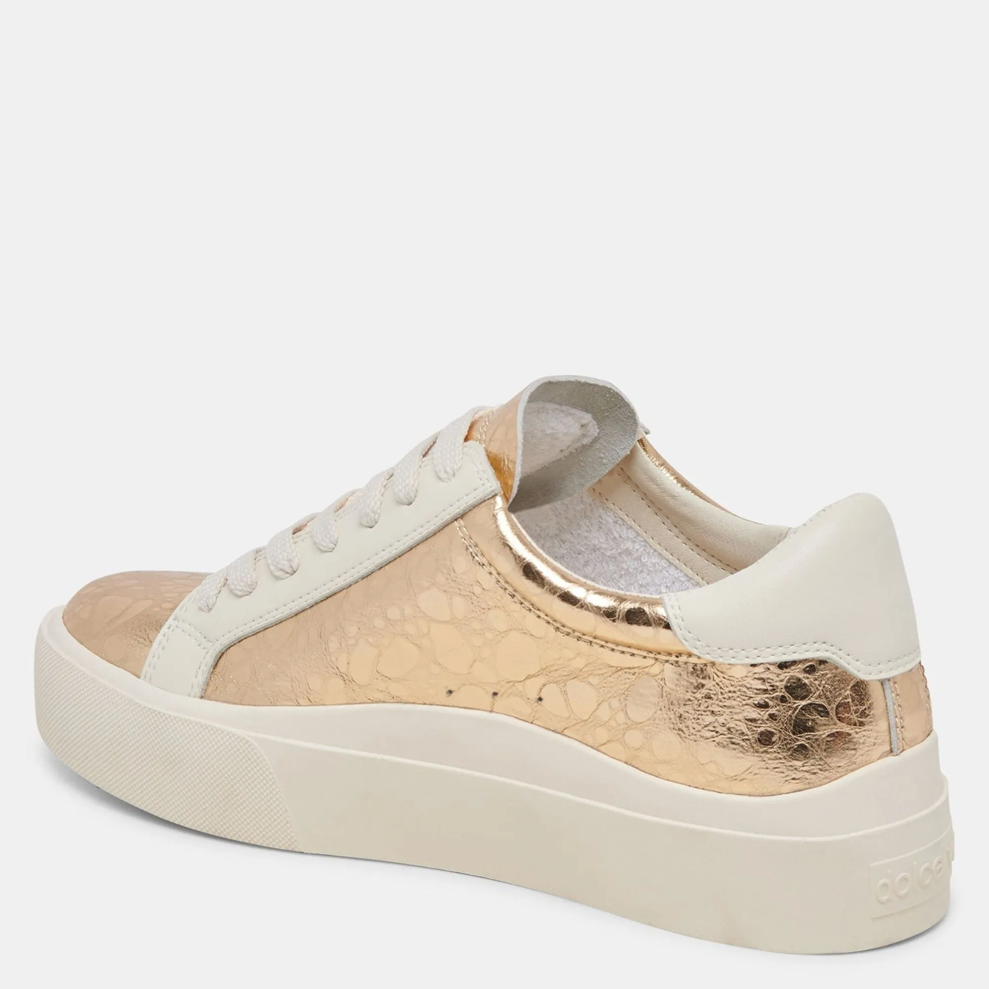Zayn 360 Sneakers Gold Distressed Leather