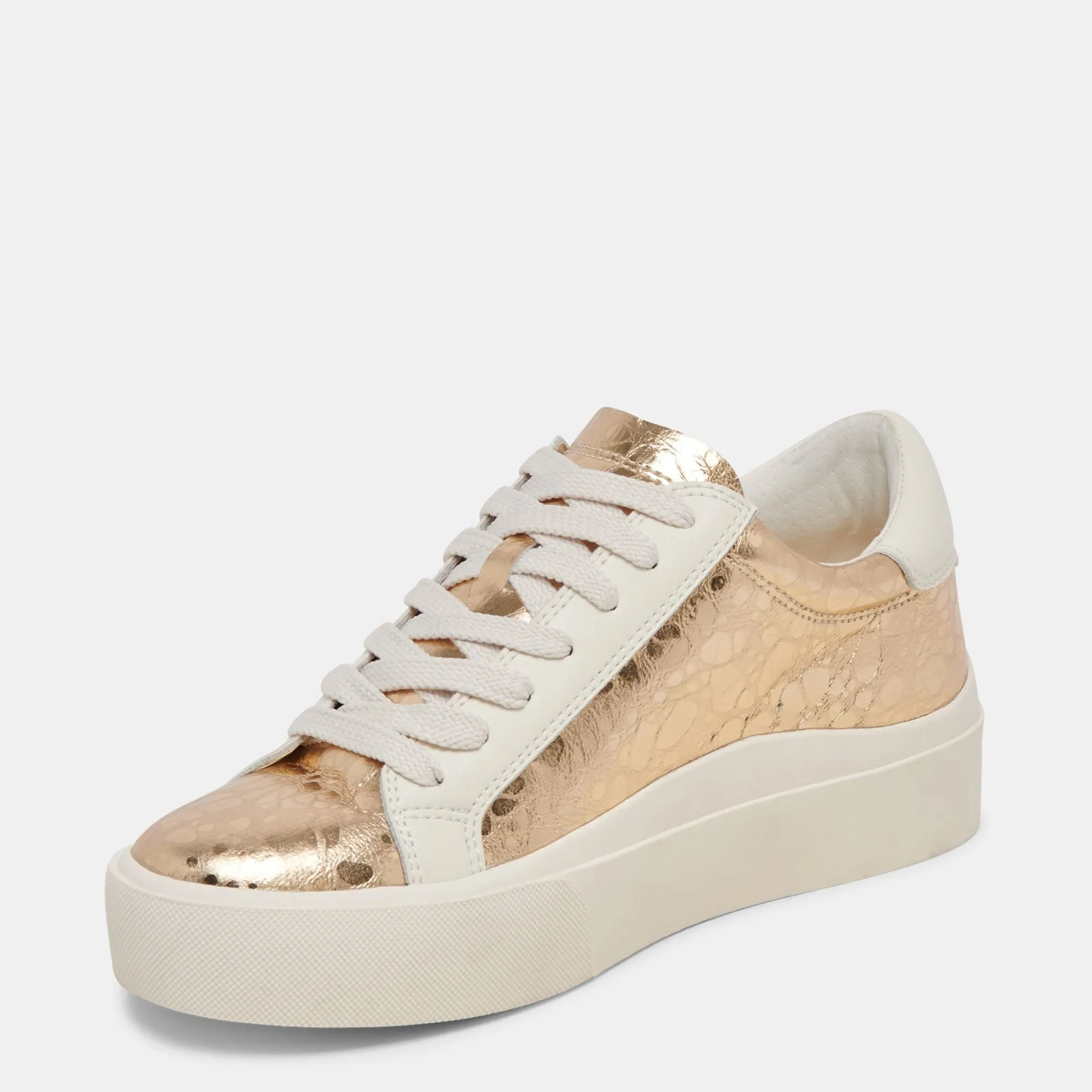 Zayn 360 Sneakers Gold Distressed Leather