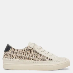 Zolen Sneakers Black Natural Raffia