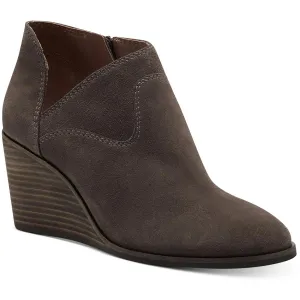 Zollie Womens Suede Ankle Booties